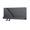 Muuto Etagère murale Folded Noir S > Etagères