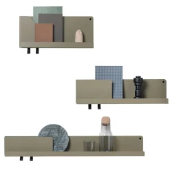 Muuto Etagère murale Folded Olive S > Etagères