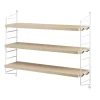 String Furniture Etagère String Pocket - Frêne u0026 Blanc > Rangements|Etagères