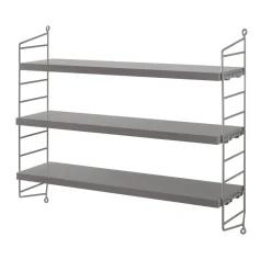 String Furniture Etagère String Pocket - Gris > Rangements|Etagères