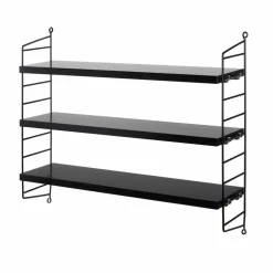 String Furniture Etagère String Pocket - Noir > Rangements|Etagères