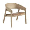 Muuto Fauteuil Cover Cuir Chêne - Cognac > Fauteuils & Repose-pieds