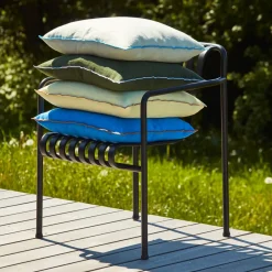 Hay Fauteuil Dining Palissade en acier poudré - Anthracite > Chaises