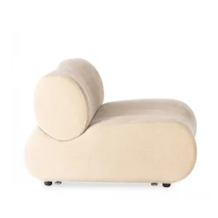 Sélectionné par Fleux Fauteuil Hinton - Ecru > Fauteuils & Repose-pieds