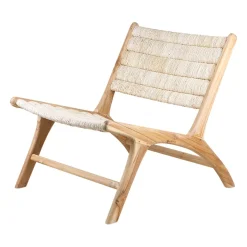 HK Living Fauteuil Lounge Teak > Fauteuils & Repose-pieds