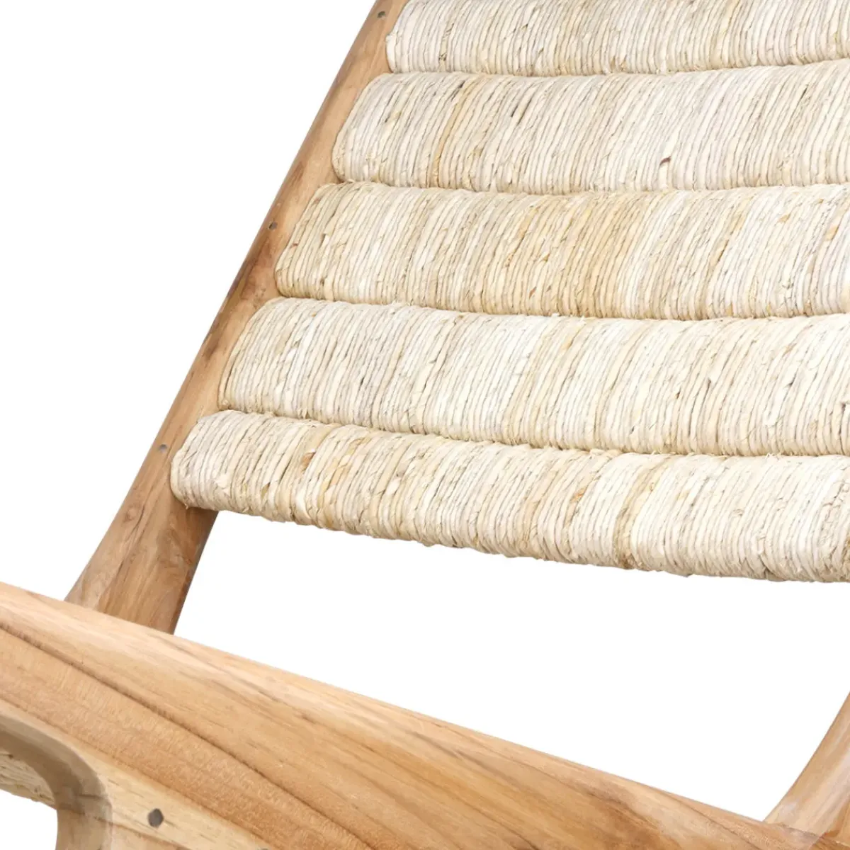 HK Living Fauteuil Lounge Teak > Fauteuils & Repose-pieds