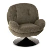 Athezza Fauteuil Memento - 81 x 86 x 83 cm - Chiné Vert Mousse > Fauteuils & Repose-pieds