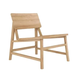Ethnicraft Fauteuil N2 en chêne massif > Fauteuils & Repose-pieds