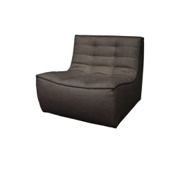 Ethnicraft Fauteuil N701 - Gris foncé > Fauteuils & Repose-pieds