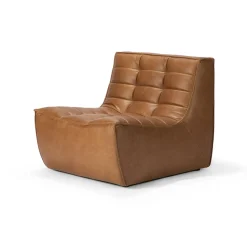 Ethnicraft Fauteuil N701 - Old saddle > Fauteuils & Repose-pieds