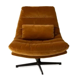 Athezza Fauteuil Wilmington - 84 x 93 x H88 cm - Camel > Fauteuils & Repose-pieds