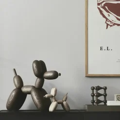 BoyHood Figurine Chien Ballon D'Og - Chêne fumé - h 30 cm > Fabriqué En Europe|Objets De Décoration