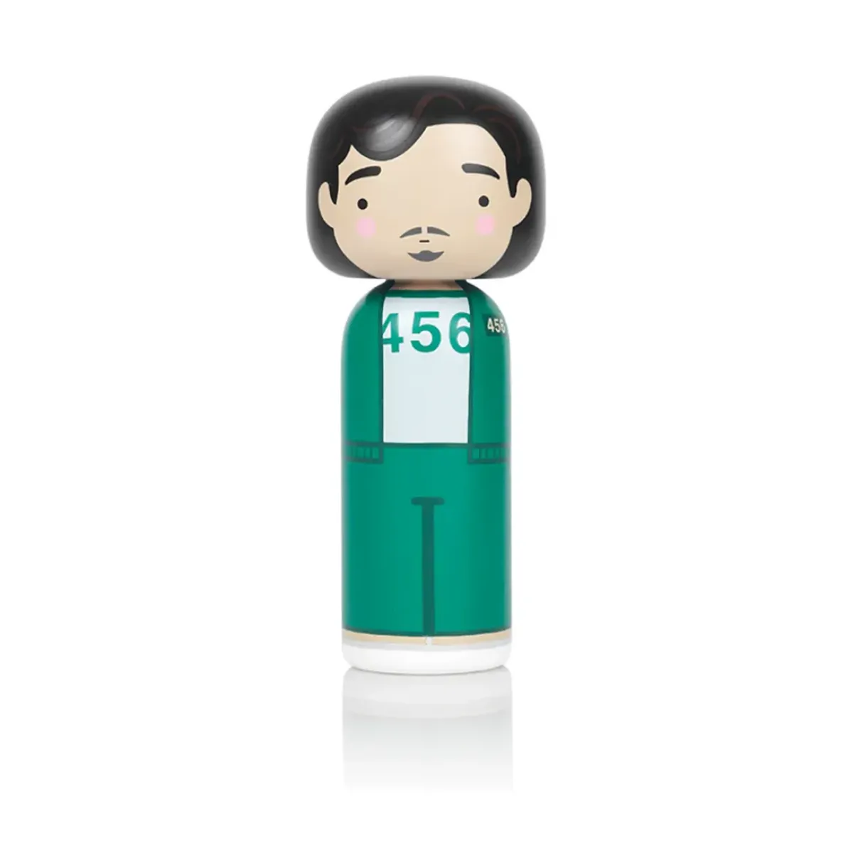 Lucie Kaas Figurine en bois Kokeshi - Joueur 456 - Squid Game > Sculptures & Figurines