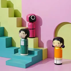 Lucie Kaas Figurine en bois Kokeshi - Joueur 456 - Squid Game > Sculptures & Figurines