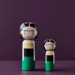 Lucie Kaas Figurine en bois Kokeshi Sketch.inc Frida > Sculptures & Figurines
