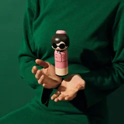 Lucie Kaas Figurine en bois Kokeshi Sketch.inc Jackie - 16.5 cm > Sculptures & Figurines