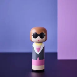 Lucie Kaas Figurine en bois Kokeshi Sketch.inc Anna - 14.5 cm > Sculptures & Figurines
