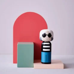 Lucie Kaas Figurine en bois Kokeshi Sketch.inc Andy - 14.5 cm > Sculptures & Figurines