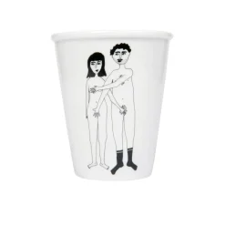 Helen B Gobelet couple nu de face en porcelaine > Fabriqué En Europe|Fabrication Artisanale