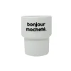 Félicie Aussi Gobelet en porcelaine - Bonjour Mocheté > Fabriqué En France|Vaisselle & Accessoires De Table