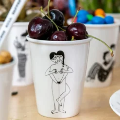 Helen B Gobelet Faces Everywhere > Fabriqué En Europe|Carafes & Verres