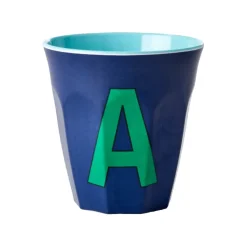 Rice Gobelet Lettre A en mélamine - foncé > Tasses & Mugs