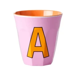 Rice Gobelet Lettre A en mélamine - foncé > Tasses & Mugs