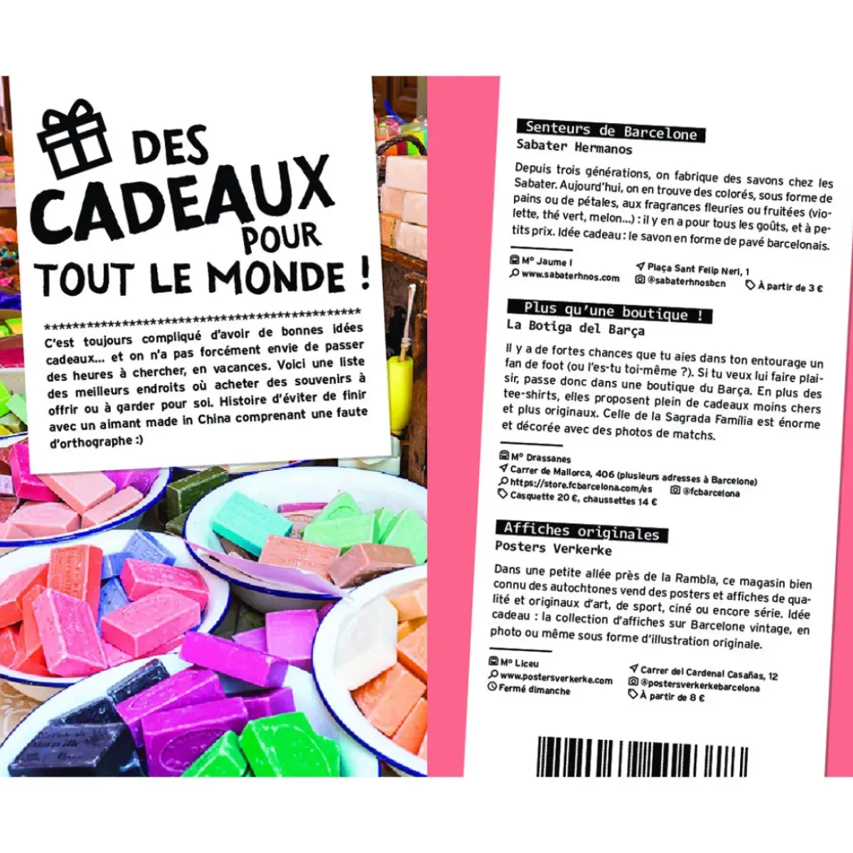 Hachette Guide On Se Casse ! Les Meilleurs Spots À Barcelone > Fabriqué En France