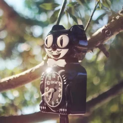 Sélectionné par Fleux Horloge Kit-Cat - Classique Noir > Horloges