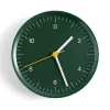 Hay Horloge murale by Jasper Morrison - Vert > Horloges