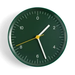 Hay Horloge murale by Jasper Morrison - Vert > Horloges