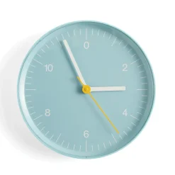 Hay Horloge murale by Jasper Morrison - Bleu > Horloges