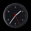 Hay Horloge murale by Jasper Morrison - Noir > Horloges