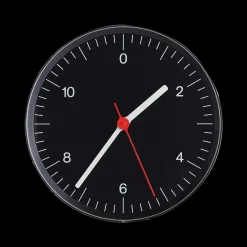 Hay Horloge murale by Jasper Morrison - Noir > Horloges