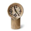 HK Living Horloge Rétro en céramique - h 23,5 cm - Crème > Horloges