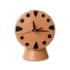 HK Living Horloge Rétro en céramique - h 20,8 cm - Pêche > Horloges