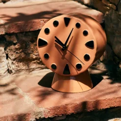 HK Living Horloge Rétro en céramique - h 20,8 cm - Pêche > Horloges