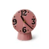 HK Living Horloge Rétro en céramique - h 16,2 cm - Rose > Horloges