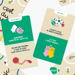 Minus Jeu de cartes C'est du sport > Fabriqué En France