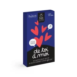 Minus Jeu de 25 cartes - De toi à moi - Spécial Couple > Loisirs