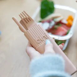 Sélectionné par Fleux Kit de cous réutilisables et nomades en matière biosourcée > Assiettes & Couverts