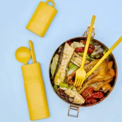 Sélectionné par Fleux Kit de cous réutilisables et nomades en matière biosourcée > Assiettes & Couverts