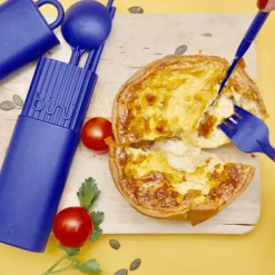 Sélectionné par Fleux Kit de cous réutilisables et nomades en matière biosourcée > Assiettes & Couverts