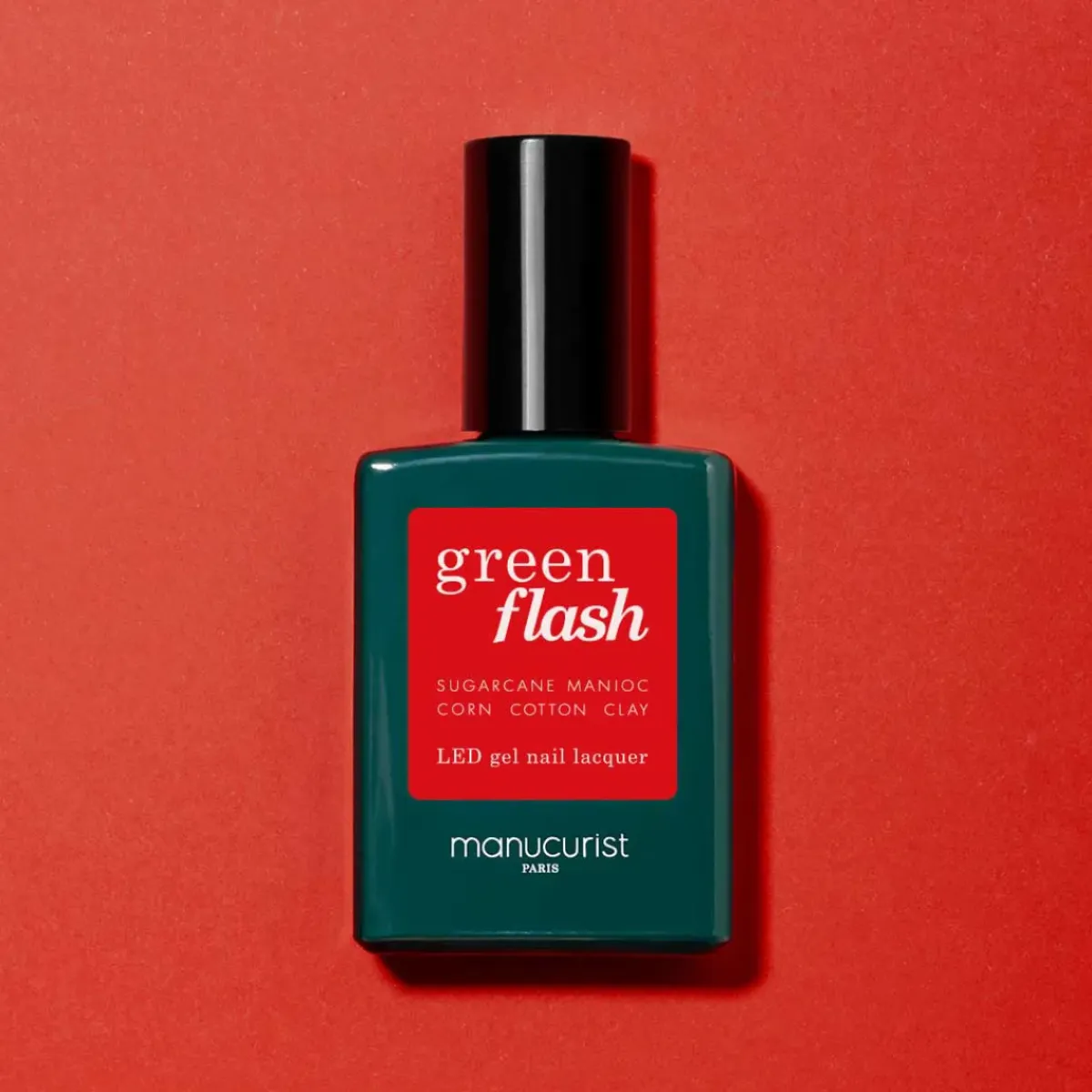 Manucurist Kit Green Flash - Vernis semi permanent - Poppy Red > Beauté|Soins