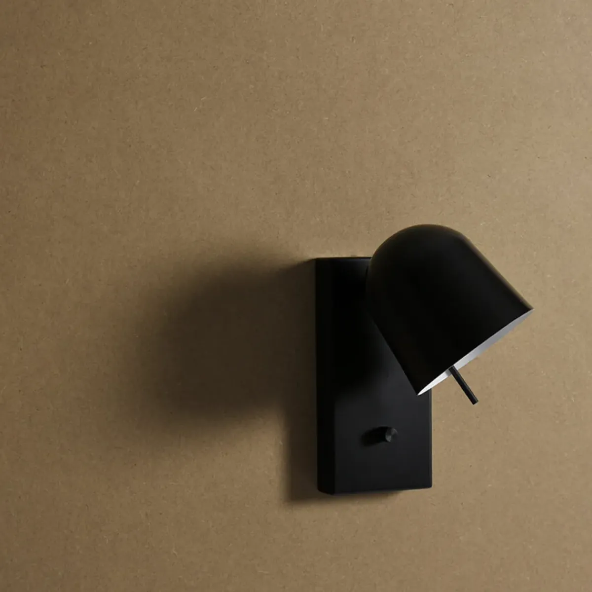 ENOstudio Lampe De Lit Ho Ip20 Acier Peint - 23 cm x 13 cm x 21 cm - Noir > Appliques Murales