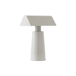 And Tradition Lampe de table Caret MF1 H 22cm - Gris soie > Lampes De Table