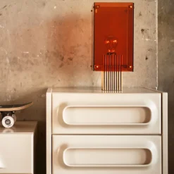 HK Living Lampe de table Corner - h 35,5cm - Orange > Lampes De Table