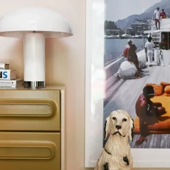 HK Living Lampe de Table Lounge - Ø 47 cm x 49 cm > Lampes De Table