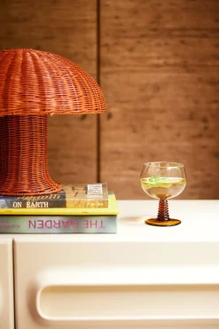 HK Living Lampe De Table Rotin - ? 34 cm x 30 cm > Lampes De Table