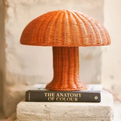 HK Living Lampe De Table Rotin - ? 34 cm x 30 cm > Lampes De Table